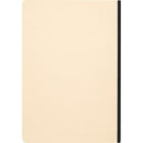 Solid Black - Back - Floso Liliana Sugarcane A5 Notebook