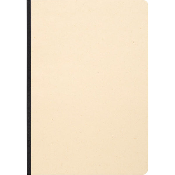 Solid Black - Side - Floso Liliana Sugarcane A5 Notebook