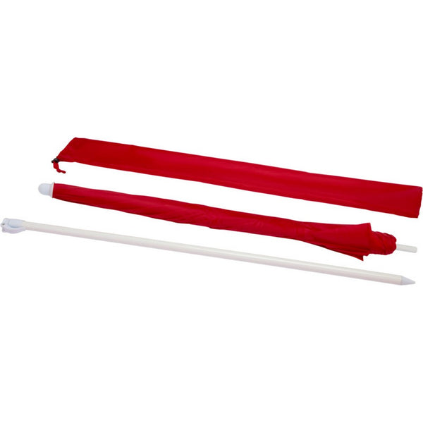 Red - Pack Shot - Floso Zenith Beach Stick Umbrella