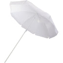 White - Front - Floso Zenith Beach Stick Umbrella