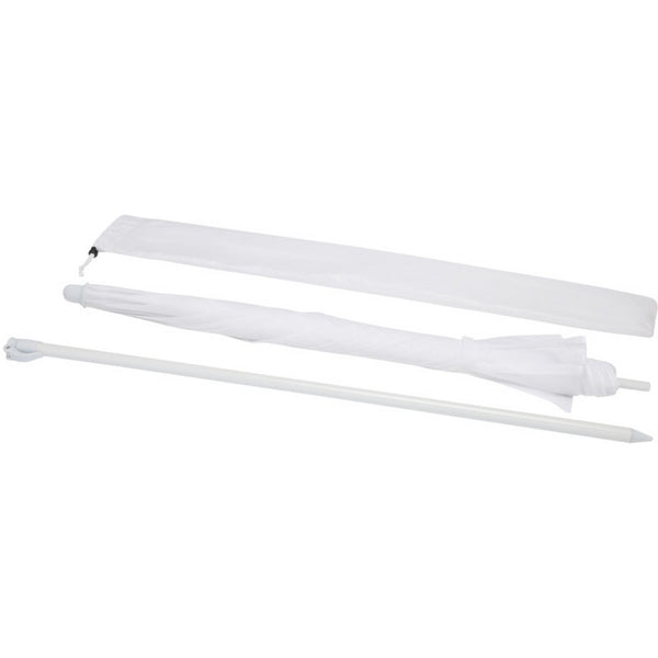 White - Pack Shot - Floso Zenith Beach Stick Umbrella