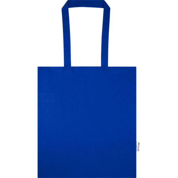 Royal Blue - Back - Floso Madras Recycled Cotton 7L Tote Bag