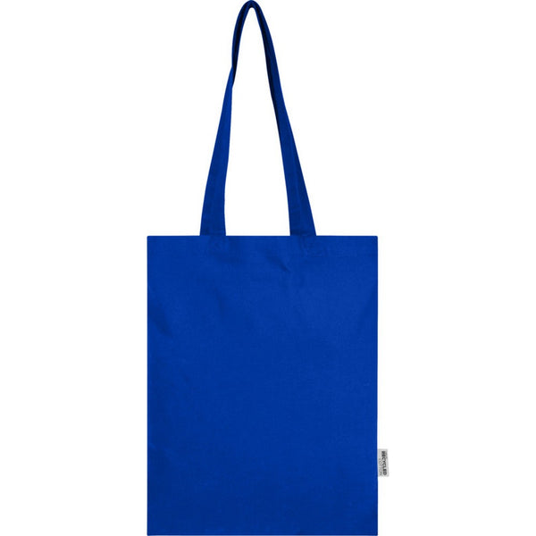 Royal Blue - Side - Floso Madras Recycled Cotton 7L Tote Bag