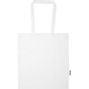 White - Back - Floso Madras Recycled Cotton 7L Tote Bag