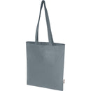 Grey - Front - Floso Madras Recycled Cotton 7L Tote Bag