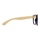 Blue-Natural - Side - Floso Unisex Adult Hue Bamboo Sunglasses