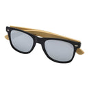 Silver - Pack Shot - Floso Unisex Adult Hue Bamboo Sunglasses