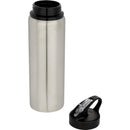 Grey - Side - Floso Fitz Recycled Stainless Steel Single Wall 800ml Water Bottle