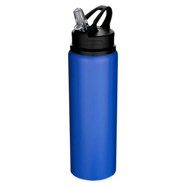 Royal Blue - Front - Floso Fitz Recycled Stainless Steel Single Wall 800ml Water Bottle