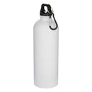 White - Front - Floso Oregon Recycled Stainless Steel Carabiner Clip 750ml Water Bottle