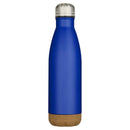 Royal Blue - Back - Floso Cove Cork Double Wall 500ml Insulated Water Bottle