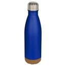 Royal Blue - Front - Floso Cove Cork Double Wall 500ml Insulated Water Bottle