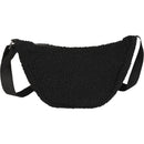 Solid Black - Front - Floso Bear Sherpa Recycled 3L Crossbody Bag