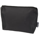 Solid Black - Side - Floso Aware Recycled 2L Toiletry Bag