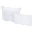 White - Front - Floso Swift Recycled Toiletry Bag (Pack of 2)