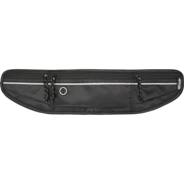 Solid Black - Front - Floso Nomad Recycled Running Waist Bag