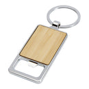 Natural - Front - Floso Snapper Bamboo Bottle Opener Keyring