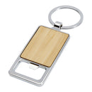 Natural - Front - Floso Snapper Bamboo Bottle Opener Keyring
