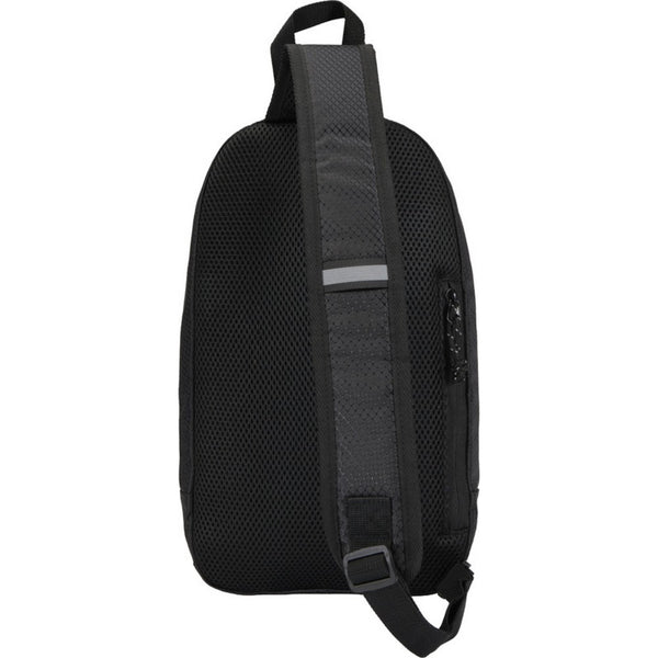 Solid Black - Back - Floso Nomad Recycled Cross Body 6L Hydration Pack