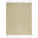 Beige - Back - Floso Dolly Recycled Polyester Recycled Blanket