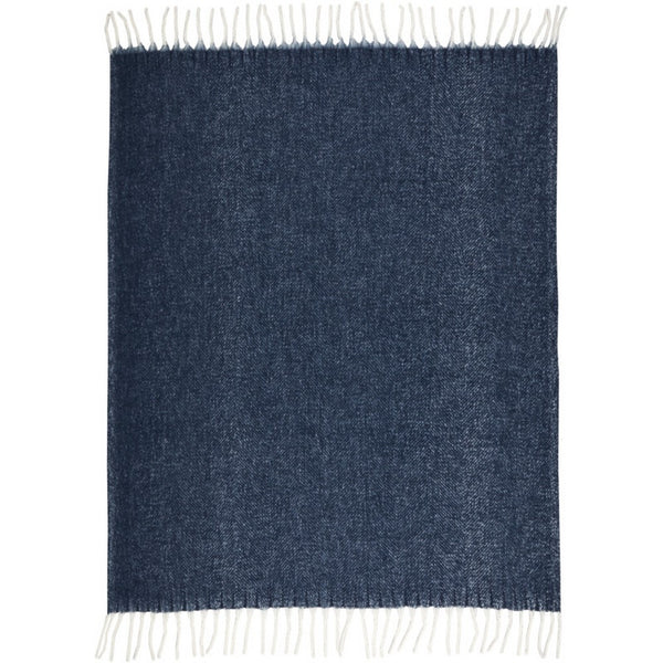 Dark Blue - Back - Floso Dolly Recycled Polyester Recycled Blanket