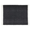 Solid Black - Front - Floso Dolly Recycled Polyester Recycled Blanket