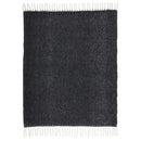 Solid Black - Back - Floso Dolly Recycled Polyester Recycled Blanket