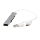 Silver - Back - Floso Alkaid Dual Wireless USB Adapter