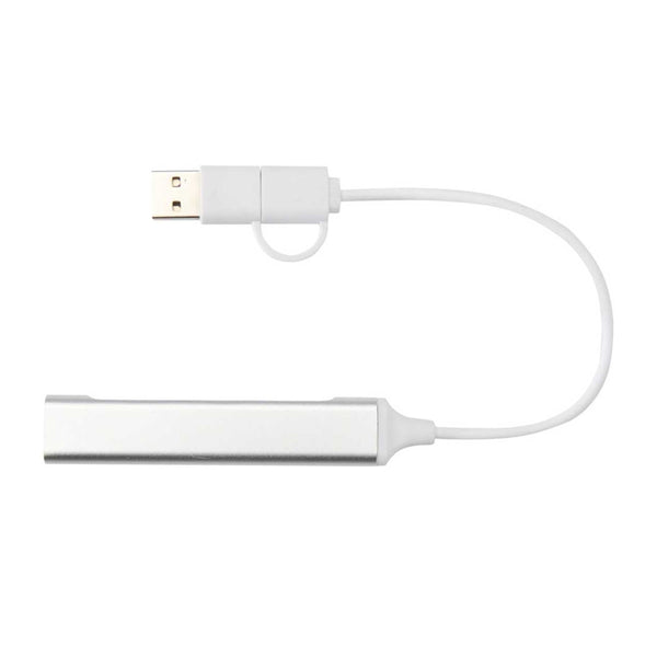 Silver - Side - Floso Alkaid Dual Wireless USB Adapter