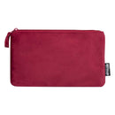 Burgundy - Side - Floso Swift Velvet Recycled Toiletry Bag (Pack of 2)