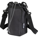 Solid Black - Side - Floso Recycled Polyester 2L Bottle Bag