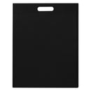 Solid Black - Front - Floso EcoSeal Non-Woven Recycled 5L Tote Bag