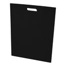 Solid Black - Side - Floso EcoSeal Non-Woven Recycled 5L Tote Bag