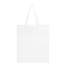 White - Back - Floso EcoSeal Non-Woven Gusseted 12L Tote Bag