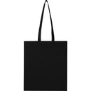 Solid Black - Front - Floso EcoSeal Non-Woven Recycled 6L Tote Bag