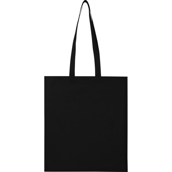 Solid Black - Back - Floso EcoSeal Non-Woven Recycled 6L Tote Bag