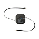 Solid Black - Lifestyle - Floso Gloas Recycled 5 in 1 Charging Cable