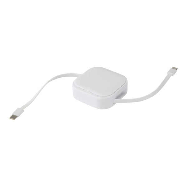 White - Front - Floso Gloas Recycled 5 in 1 Charging Cable