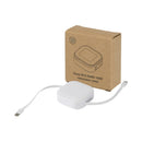 White - Pack Shot - Floso Gloas Recycled 5 in 1 Charging Cable
