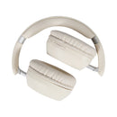 White - Back - Floso Hoggar Foldable Recycled Plastic Over Ear Headphones