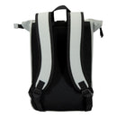 Grey - Back - Floso Resi Plus Roll Top Recycled 18L Backpack