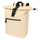 Oatmeal - Side - Floso Resi Plus Roll Top Recycled 18L Backpack