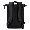Solid Black - Back - Floso Resi Plus Roll Top Recycled 18L Backpack