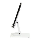 White - Back - Floso Alhena Recycled Plastic Foldable Mobile Phone Stand