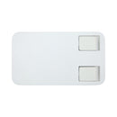 White - Side - Floso Alhena Recycled Plastic Foldable Mobile Phone Stand