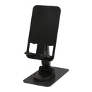 Solid Black - Front - Floso Alhena Recycled Plastic Foldable Mobile Phone Stand