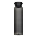 Solid Black - Side - Floso Alti Recycled Plastic Water Bottle