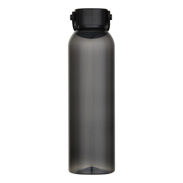 Solid Black - Side - Floso Alti Recycled Plastic Water Bottle