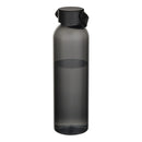 Solid Black - Front - Floso Alti Recycled Plastic Water Bottle