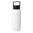 White - Side - Floso Astra Recycled Stainless Steel 600ml Insulated Water Bottle
